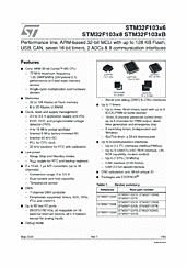 DataSheet STM32F103RB pdf